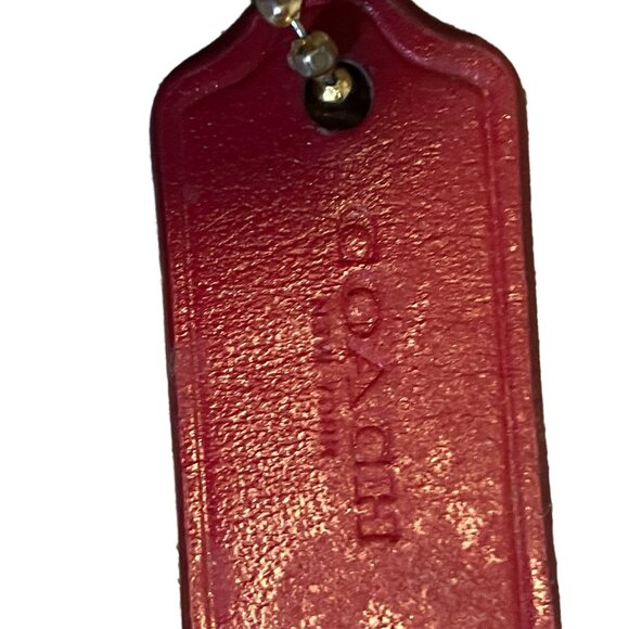 EUC Coach Red Double Zip Wristlet - Picture 11 of 11